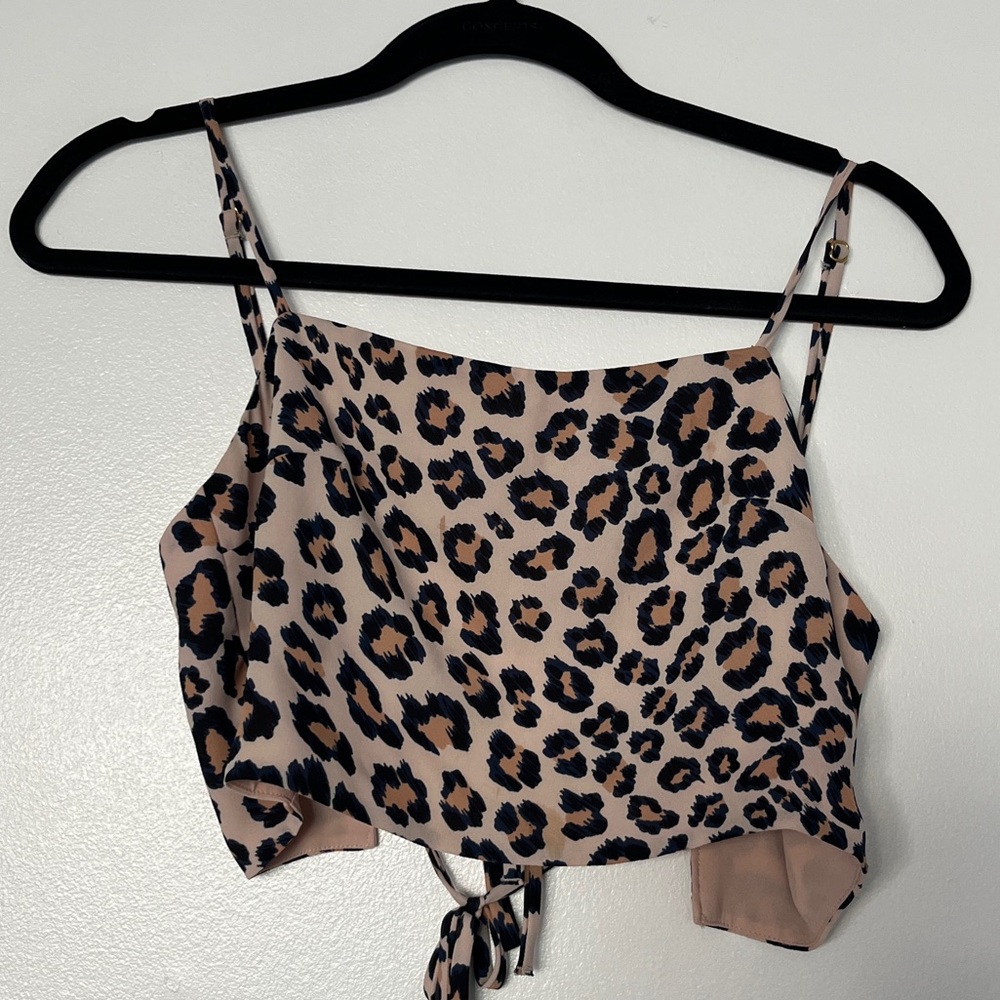 Victoria's Secret Leopard Print Crop Top